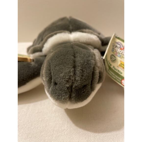 Wild Republic Cuddlekins Plush Sea Turtle 8" Soft Toy Tags‎ 2007 - Picture 4 of 10